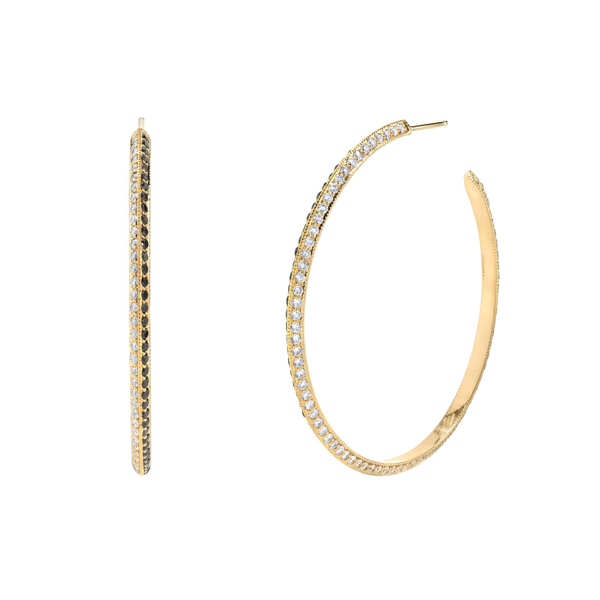 Lizzie Mandler Othello Knife Edge Hoops - Broken English Jewelry
