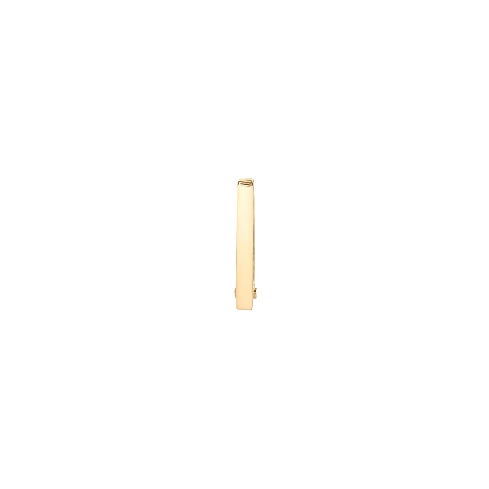Lizzie Mandler Basic Petit Square Huggie - Earrings - Broken English Jewelry