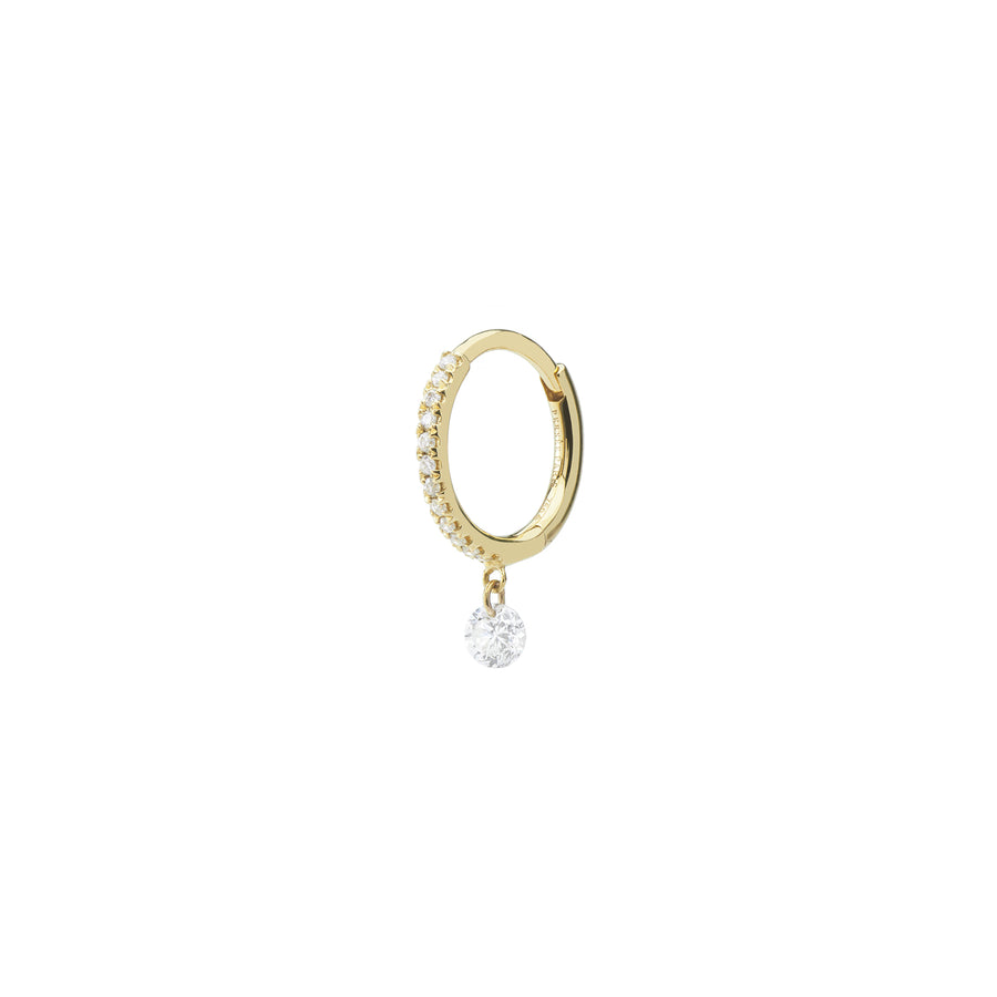 Persée Paris Danaé Diamond Drop Earring - Yellow Gold - Earrings - Broken English Jewelry