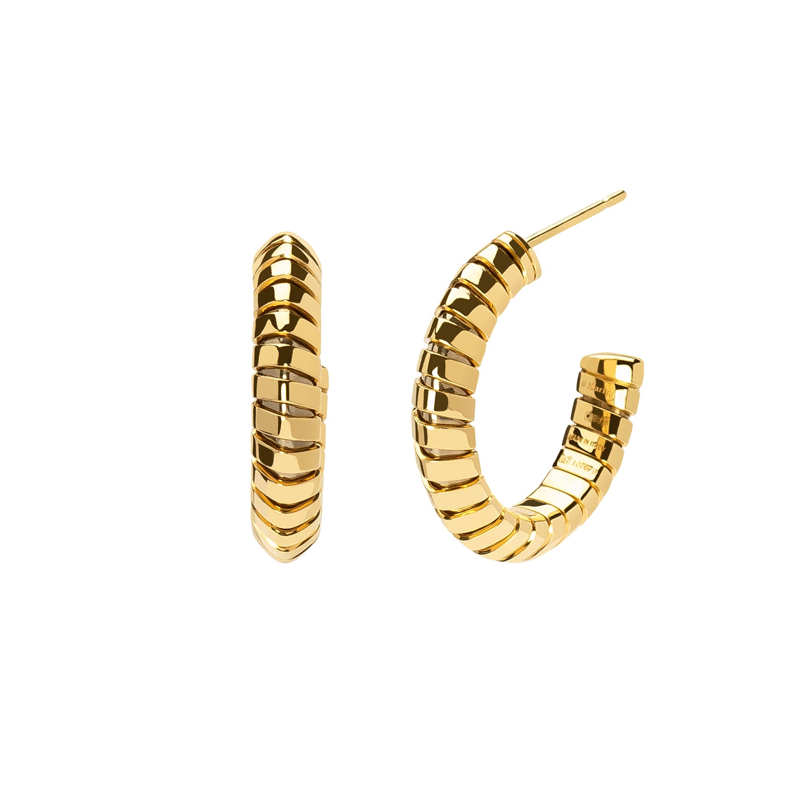 Marina B Trisolina Hoops - Broken English Jewelry
