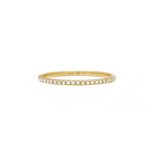 Eternity Diamond Band - Yellow Gold - Main Img