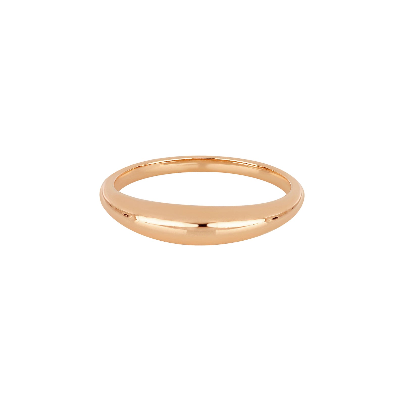 EF Collection Dome Ring - Rose Gold - Broken English Jewelry