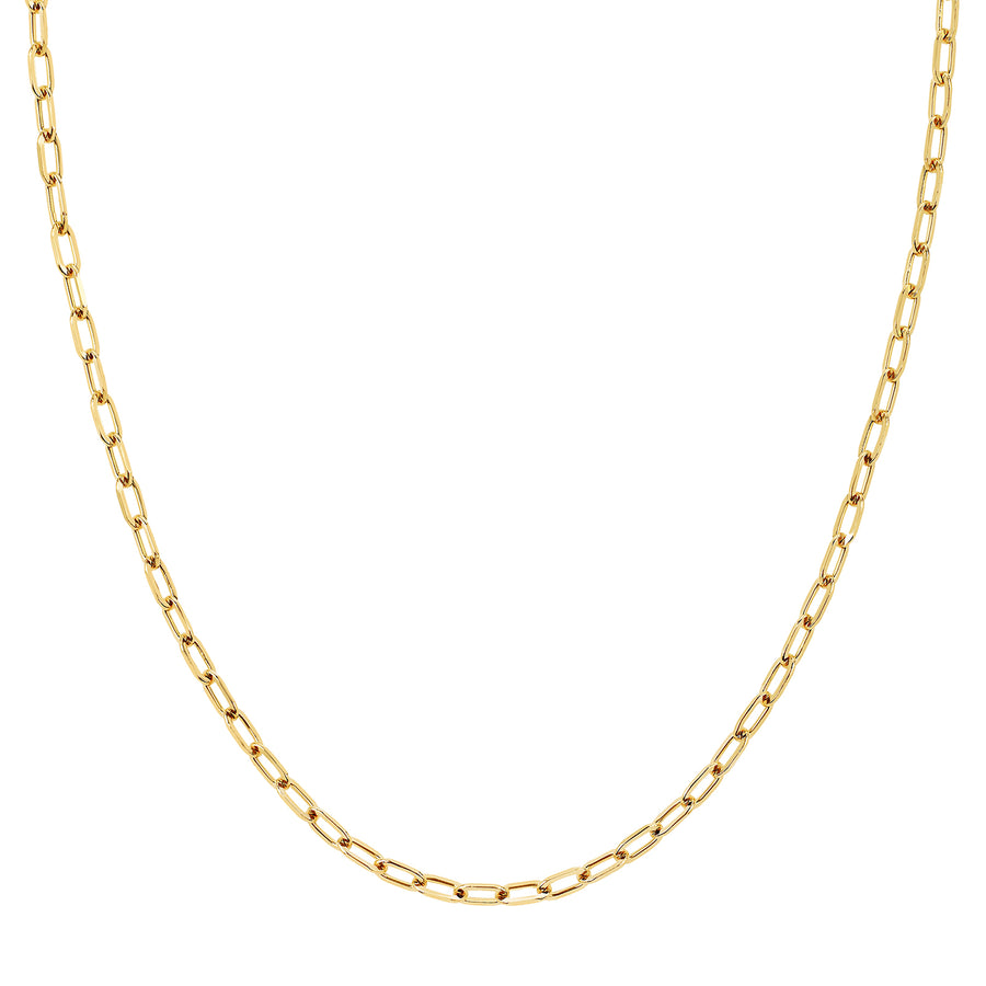 EF Collection Mini Link Necklace - Yellow Gold - Broken English Jewelry