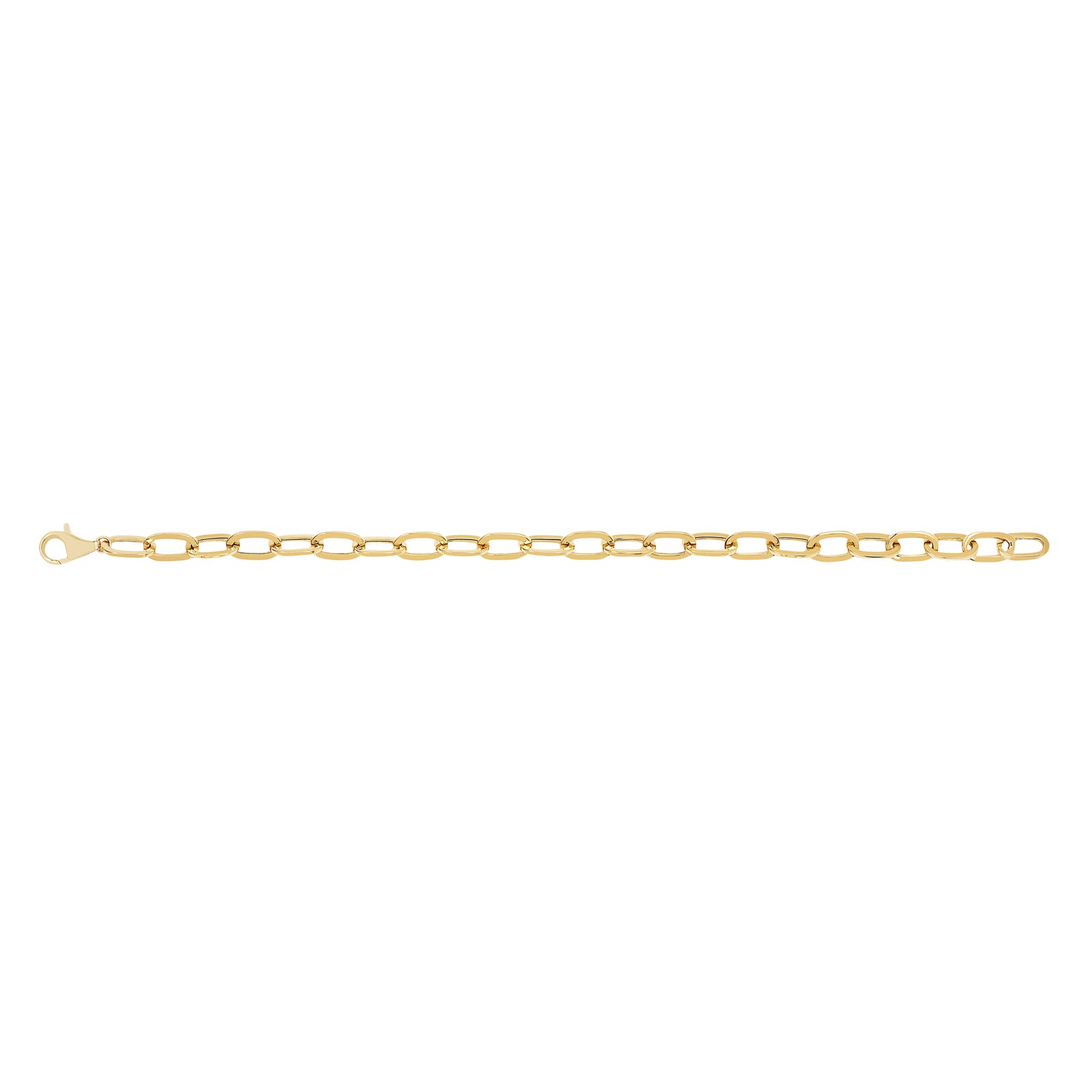 EF Collection Jumbo Link Bracelet - Yellow Gold - Broken English Jewelry