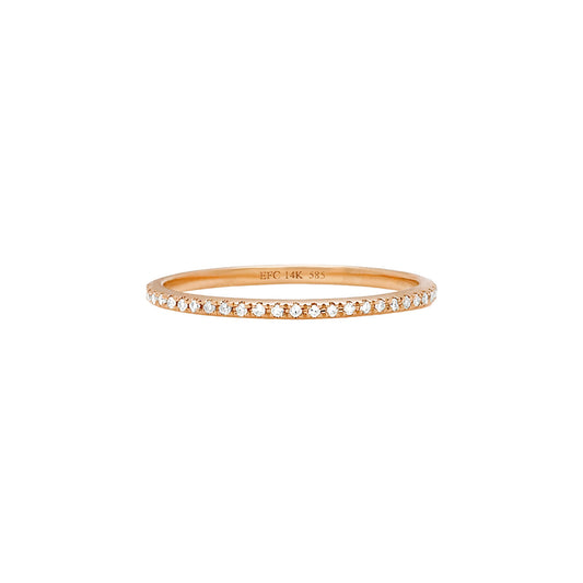 Eternity Diamond Band - Rose Gold - Main Img