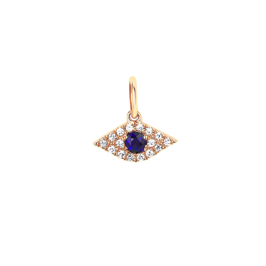 EF Collection Eye Diamond Pendant - Yellow Gold - Charms & Pendants - Broken English Jewelry