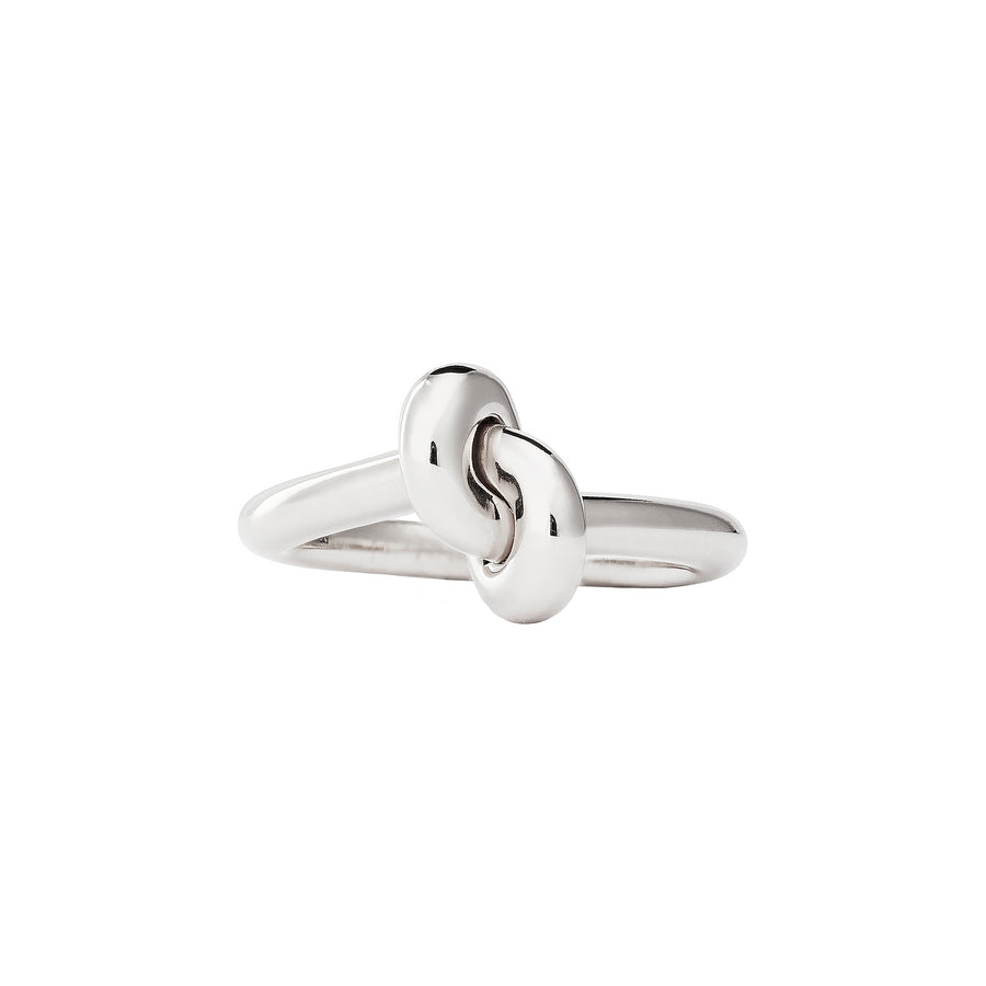 Engelbert Small Legacy Knot Ring - White Gold - Rings - Broken English Jewelry