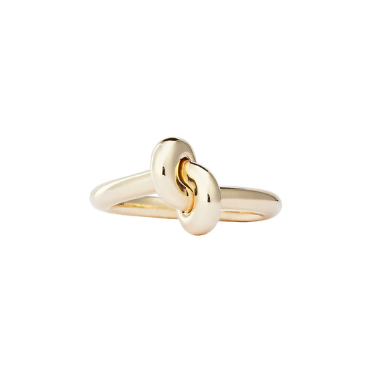 The Small Legacy Knot Ring - Yellow Gold - Main Img