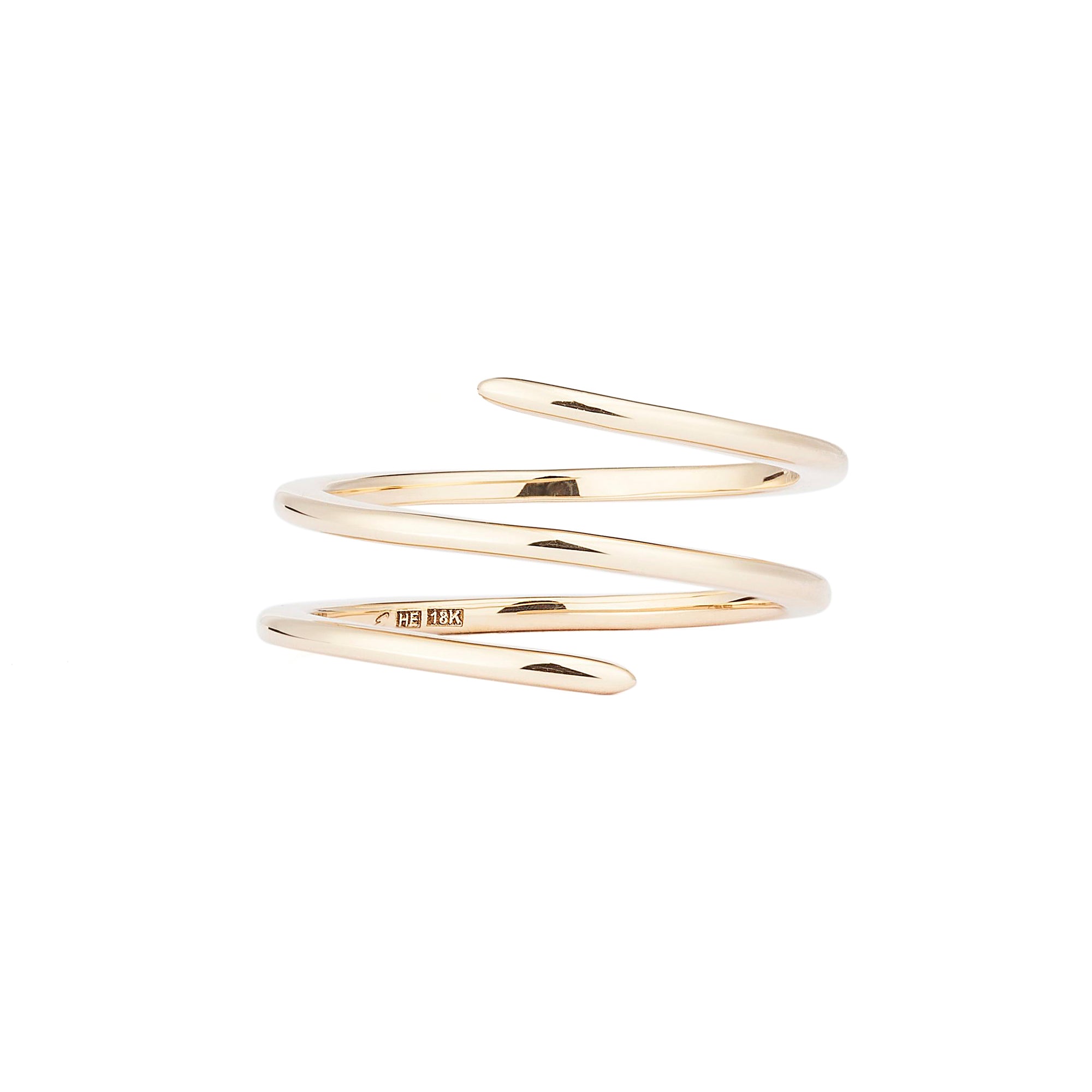 Engelbert Yellow Double Spin Ring - Broken English Jewelry