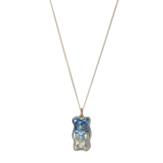 Gummy Pendant Necklace - Ombre Blue - Main Img