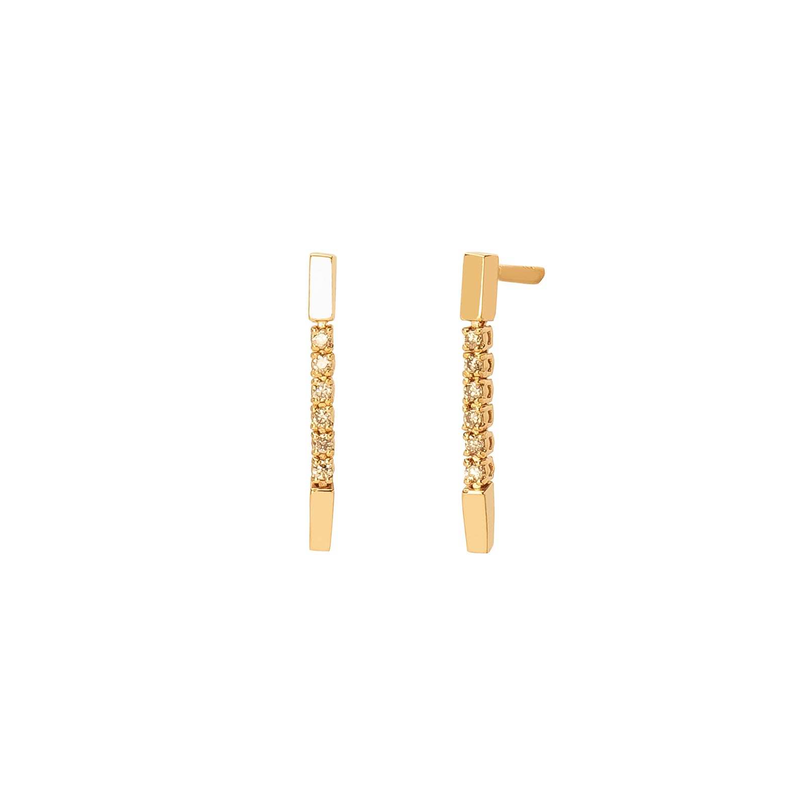 Hirotaka Gossamer Diamond Thread Earring - Small - Earrings