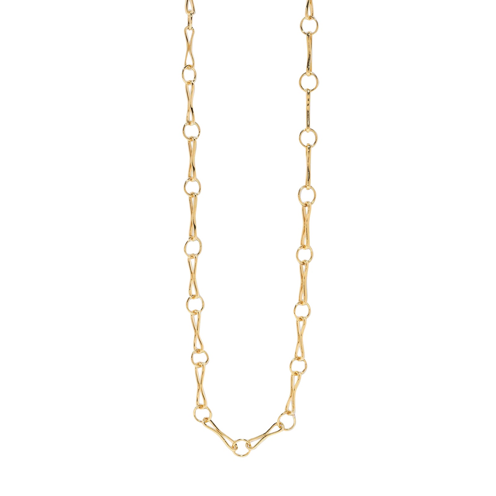 Āzlee Circle Link Large Handmade Chain - Necklaces - Broken English Jewelry
