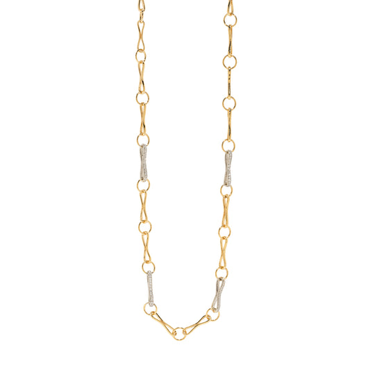 Circle Link Large Handmade Chain - Diamond - Main Img