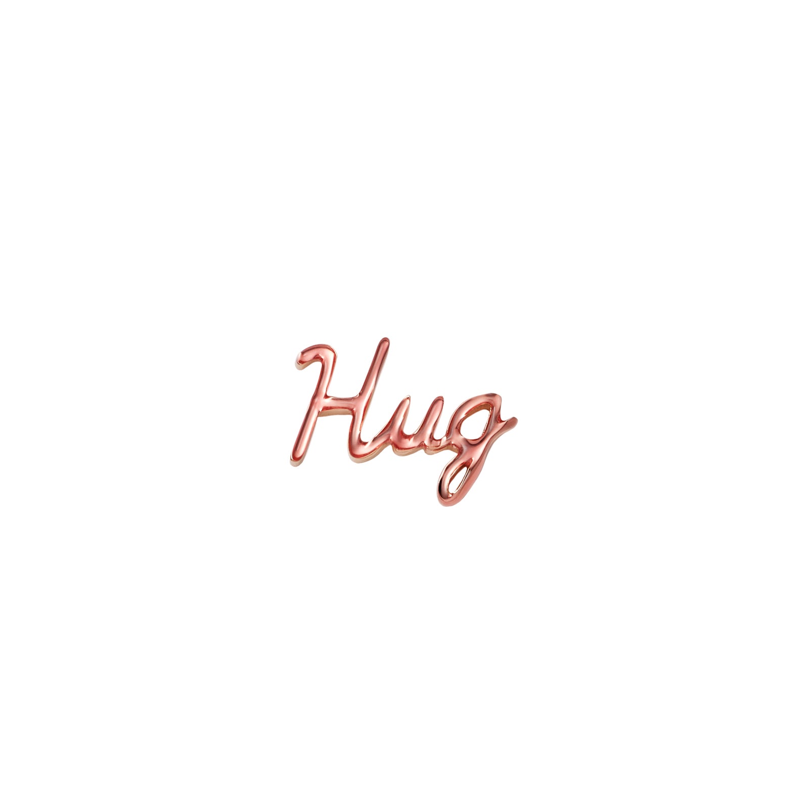 Loquet Hug Charm - Rose Gold - Charms & Pendants - Broken English Jewelry