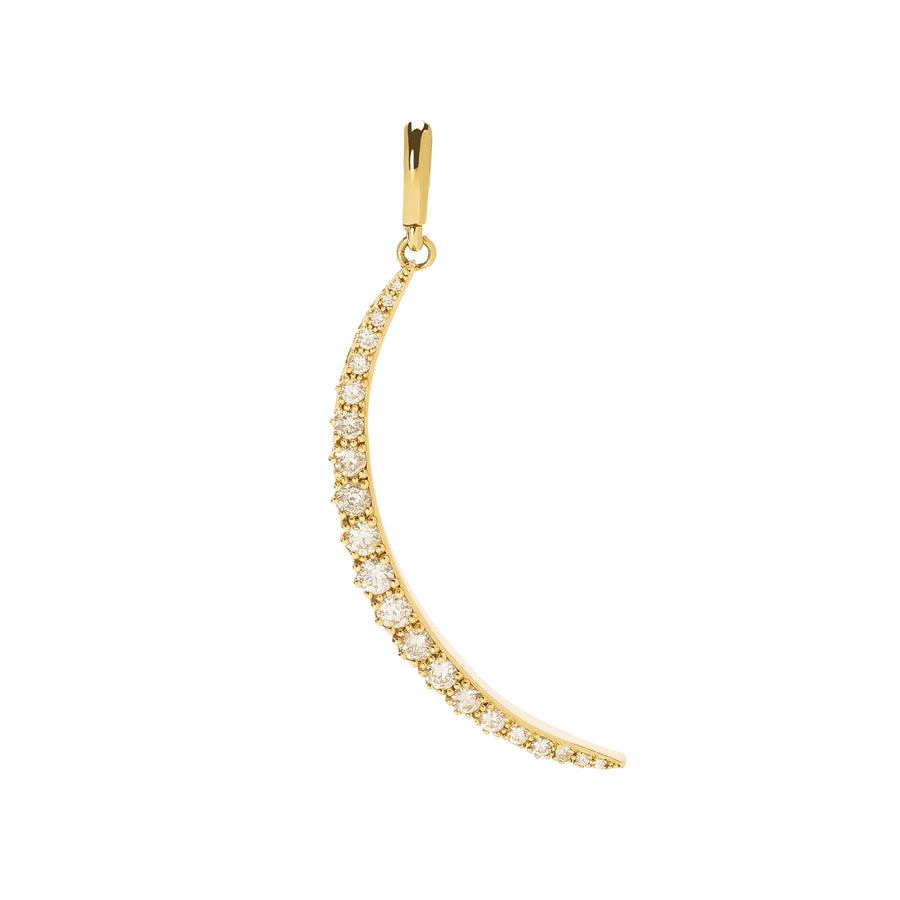 Jenna Blake Crescent Diamond Pendant - Charms & Pendants - Broken English Jewelry