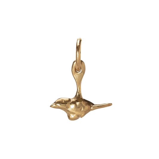 Large Bird Pendant - Yellow Gold - Main Img