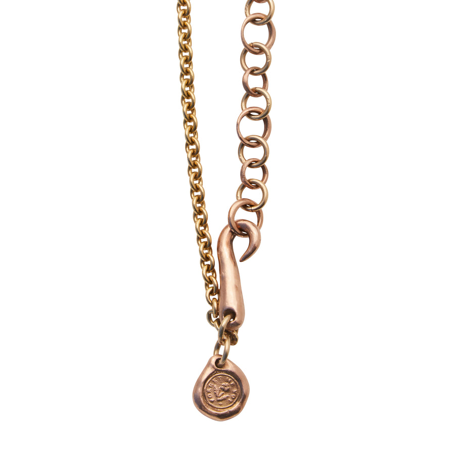James Colarusso Gold Forget Me Not Necklace - Broken English Jewelry