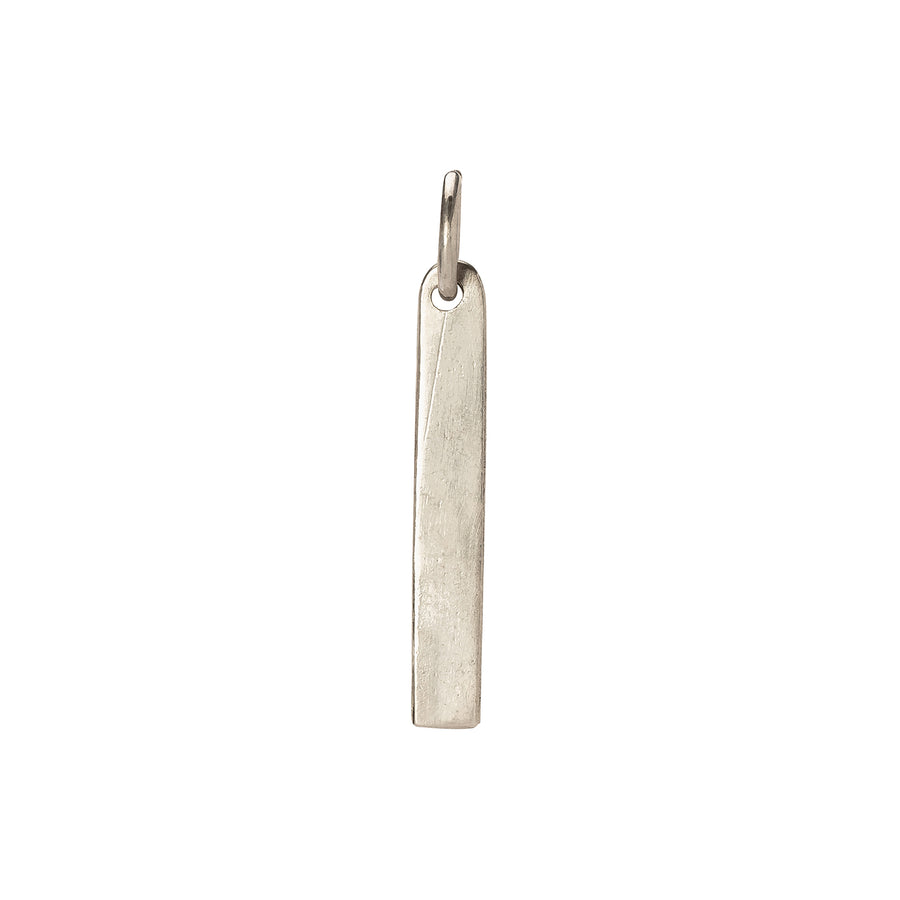 James Colarusso Large Bar Pendant - Silver - Broken English Jewelry