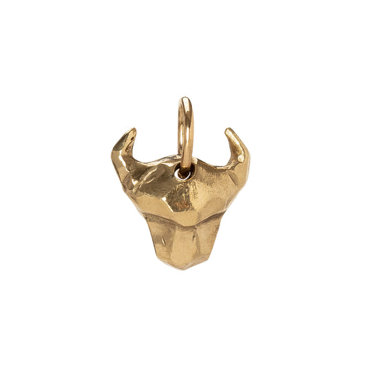 Bull Head Pendant - Yellow Gold - Main Img