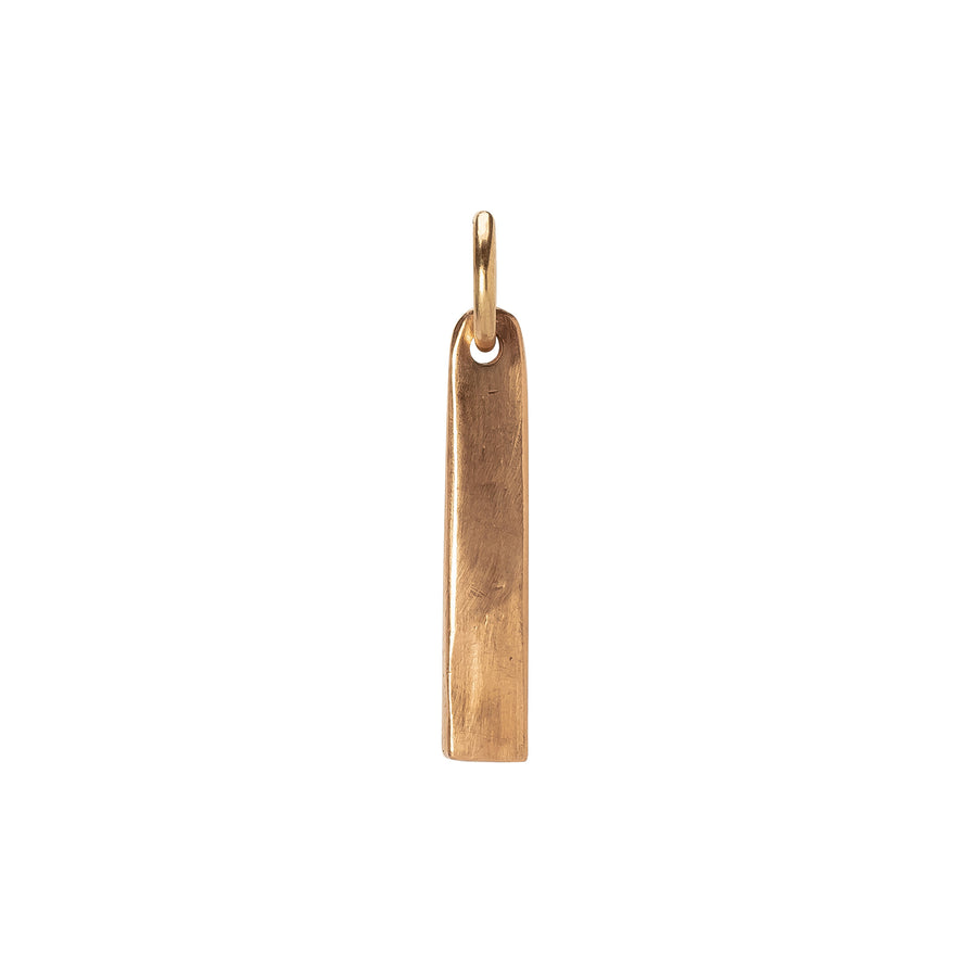 James Colarusso Small Bar Pendant - Rose Gold - Broken English Jewelry
