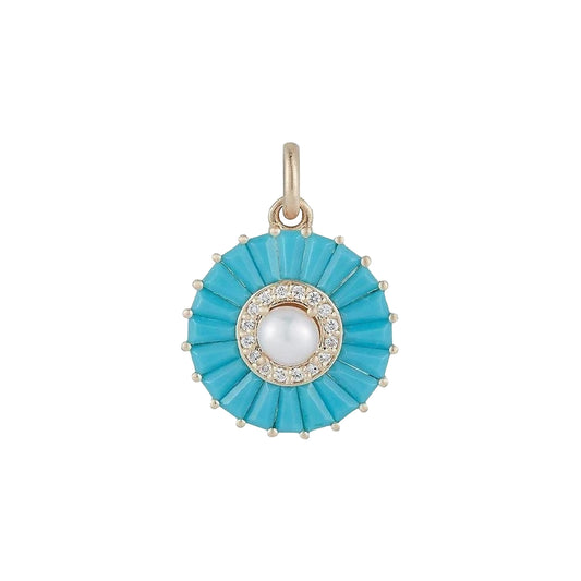 Emily Large Charm - Turquoise - Main Img