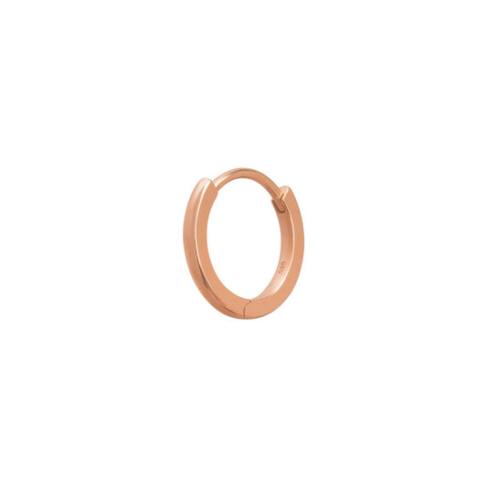 Solid Gold Huggie 9.5mm - Rose Gold - Main Img