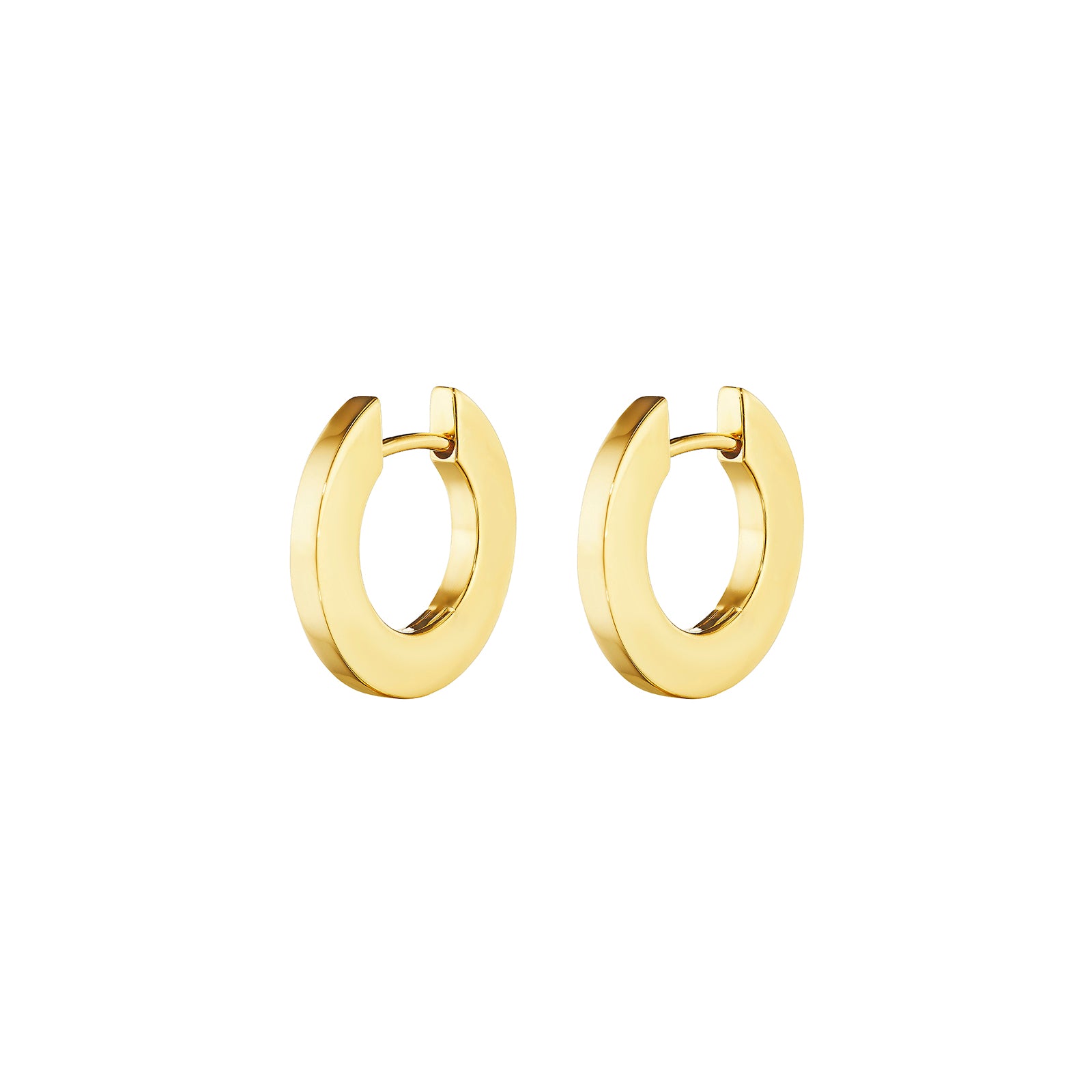 Cadar Plain Hoops - Small - Earrings - Broken English Jewelry