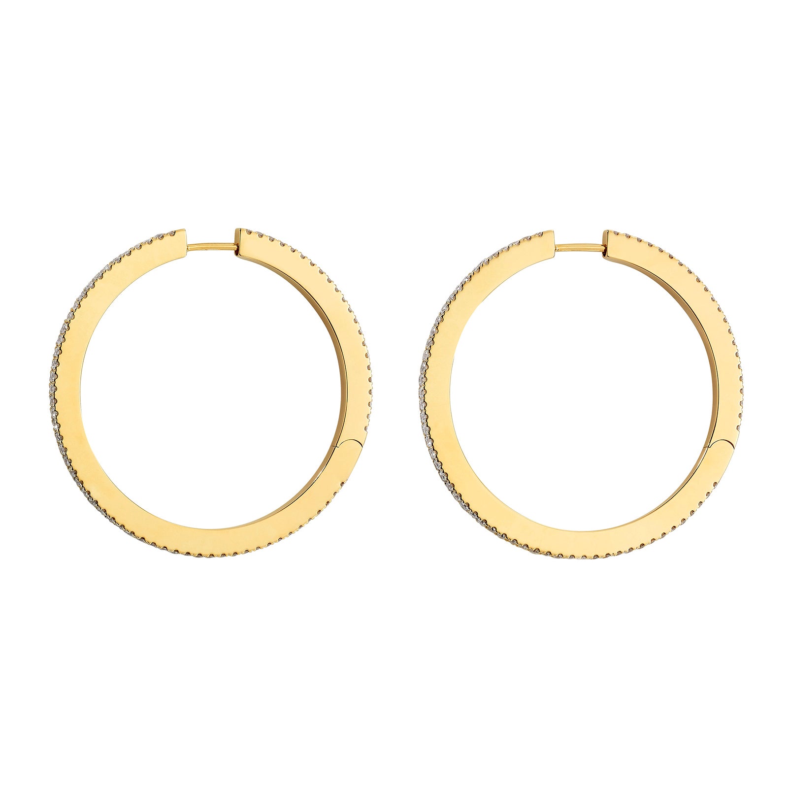 Cadar Solo Hoop Earrings - Large - Broken English Jewelry