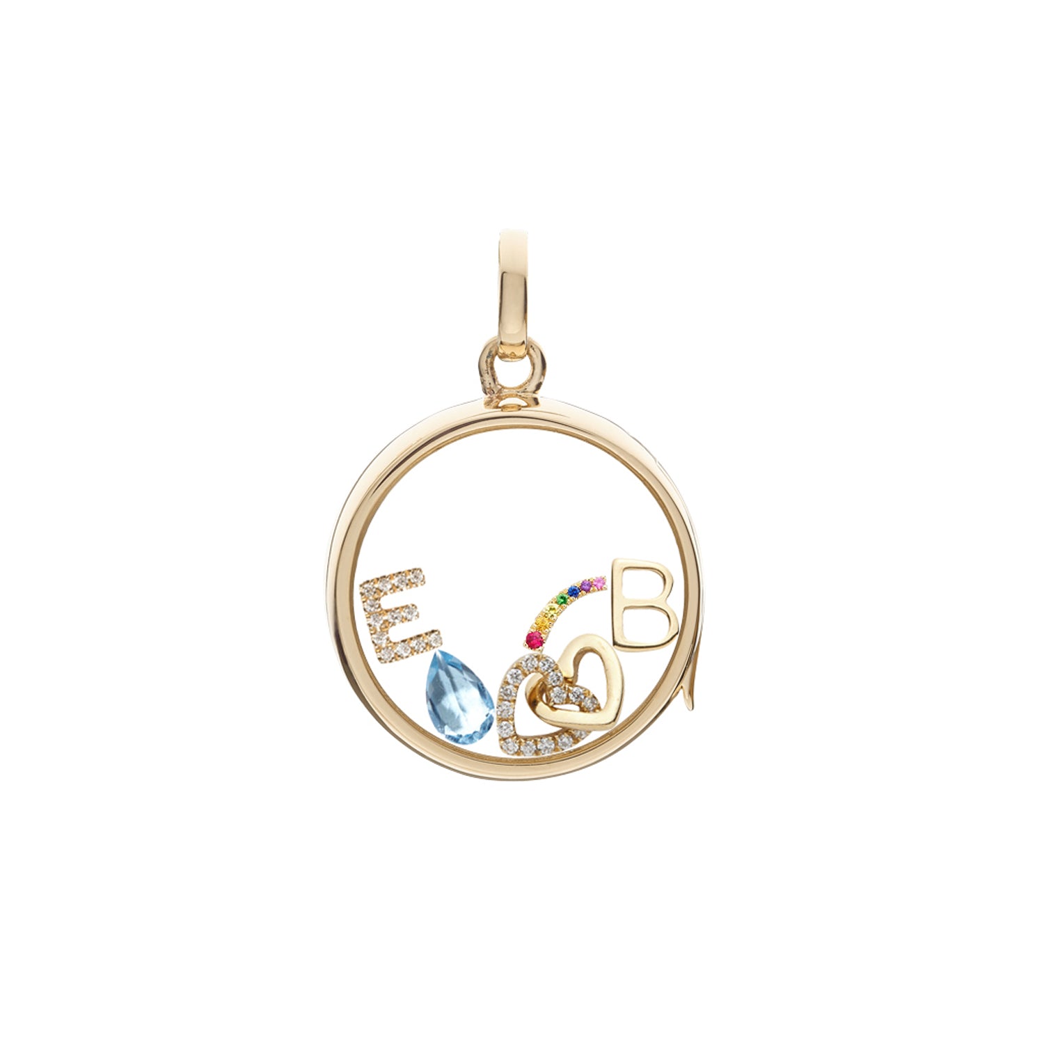 Loquet Rainbow Charm - Broken English Jewelry
