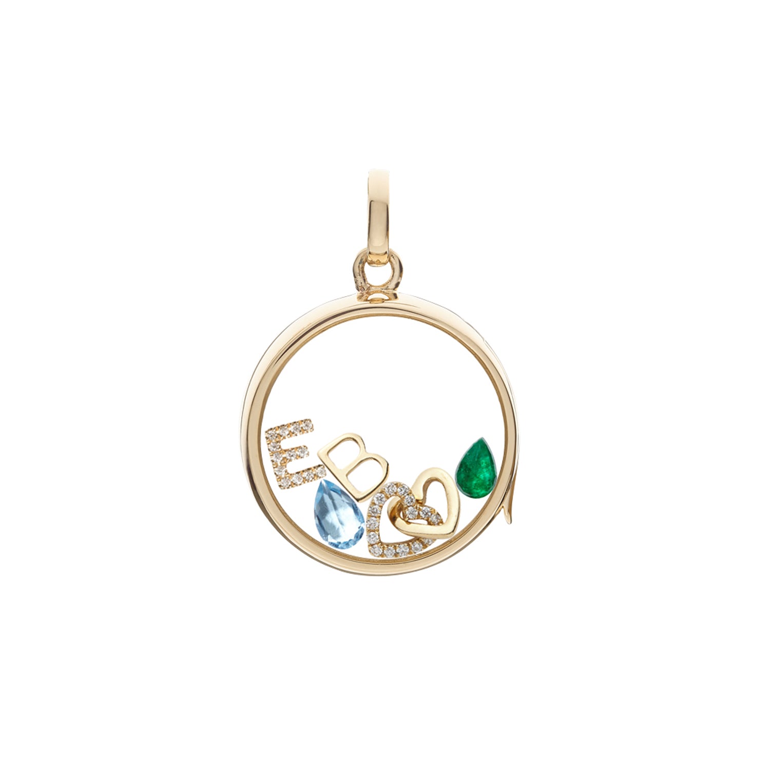 Loquet Emerald May Birthstone Charm - Broken English Jewelry