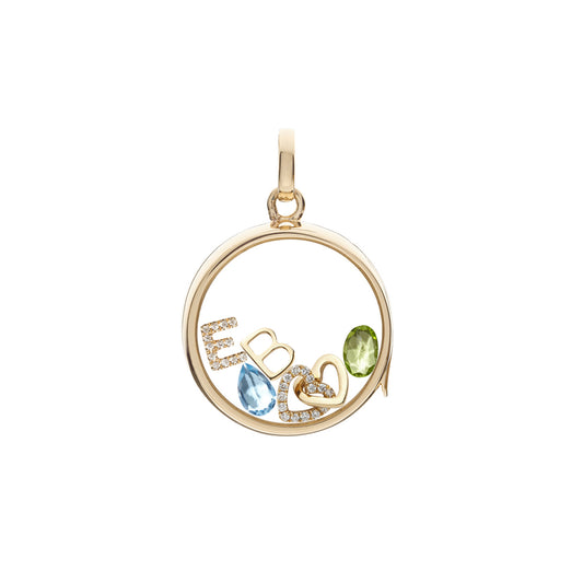 Peridot August Birthstone Charm