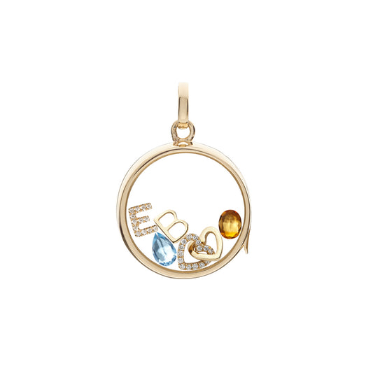 November Birthstone Charm - Citrine