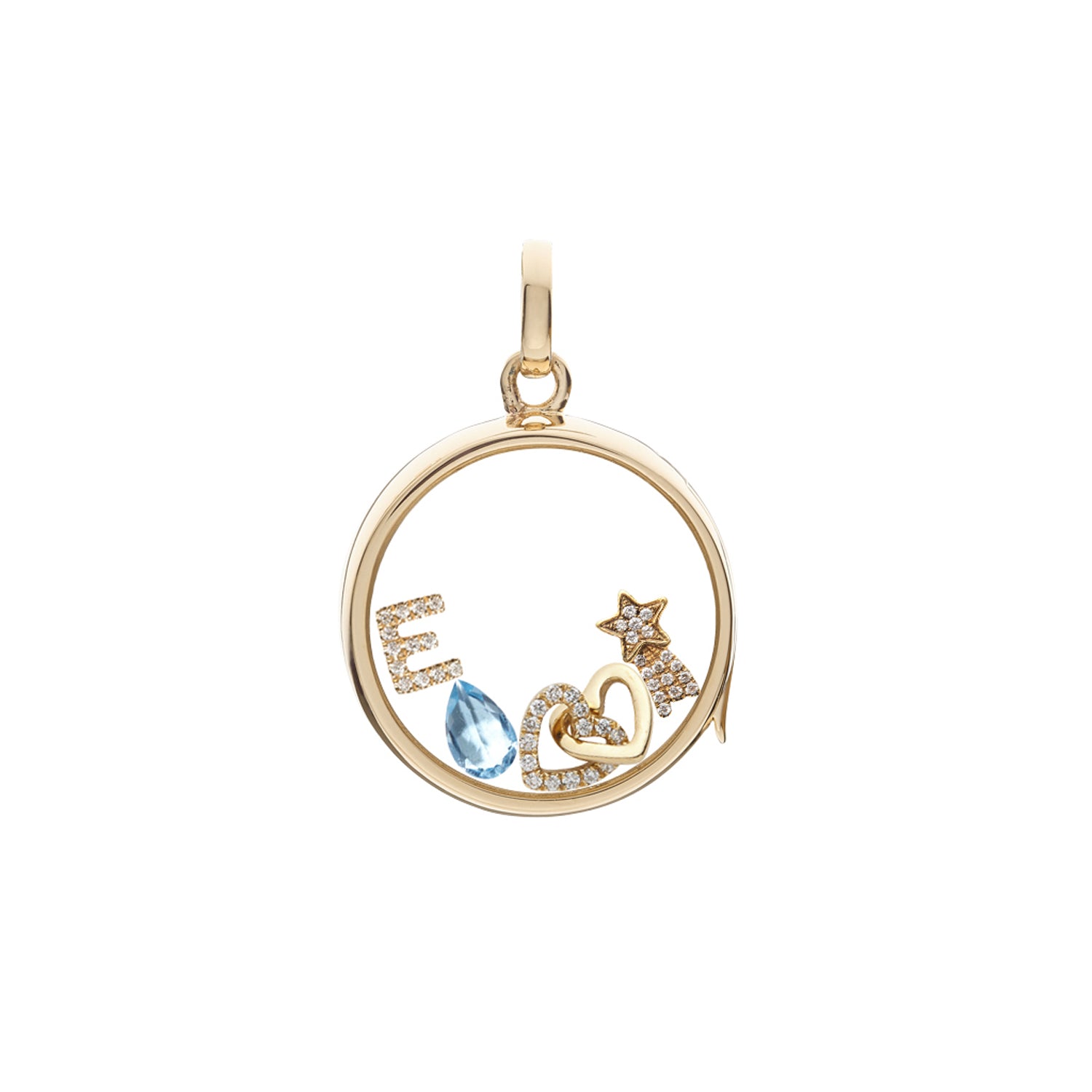 Loquet Diamond Shooting Star Charm - Broken English Jewelry