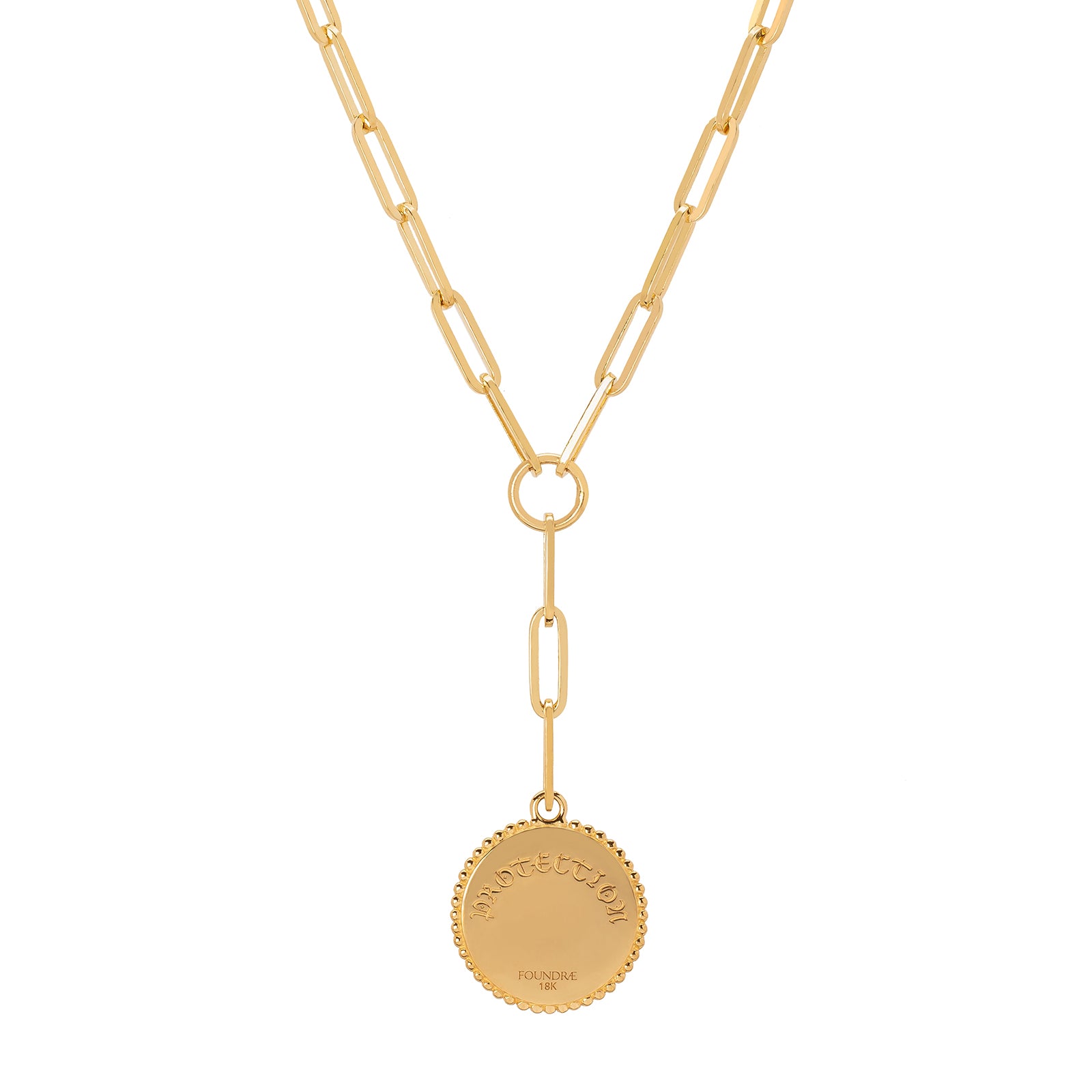 Foundrae Classic FOB Extended Necklace - Protection - Broken English Jewelry