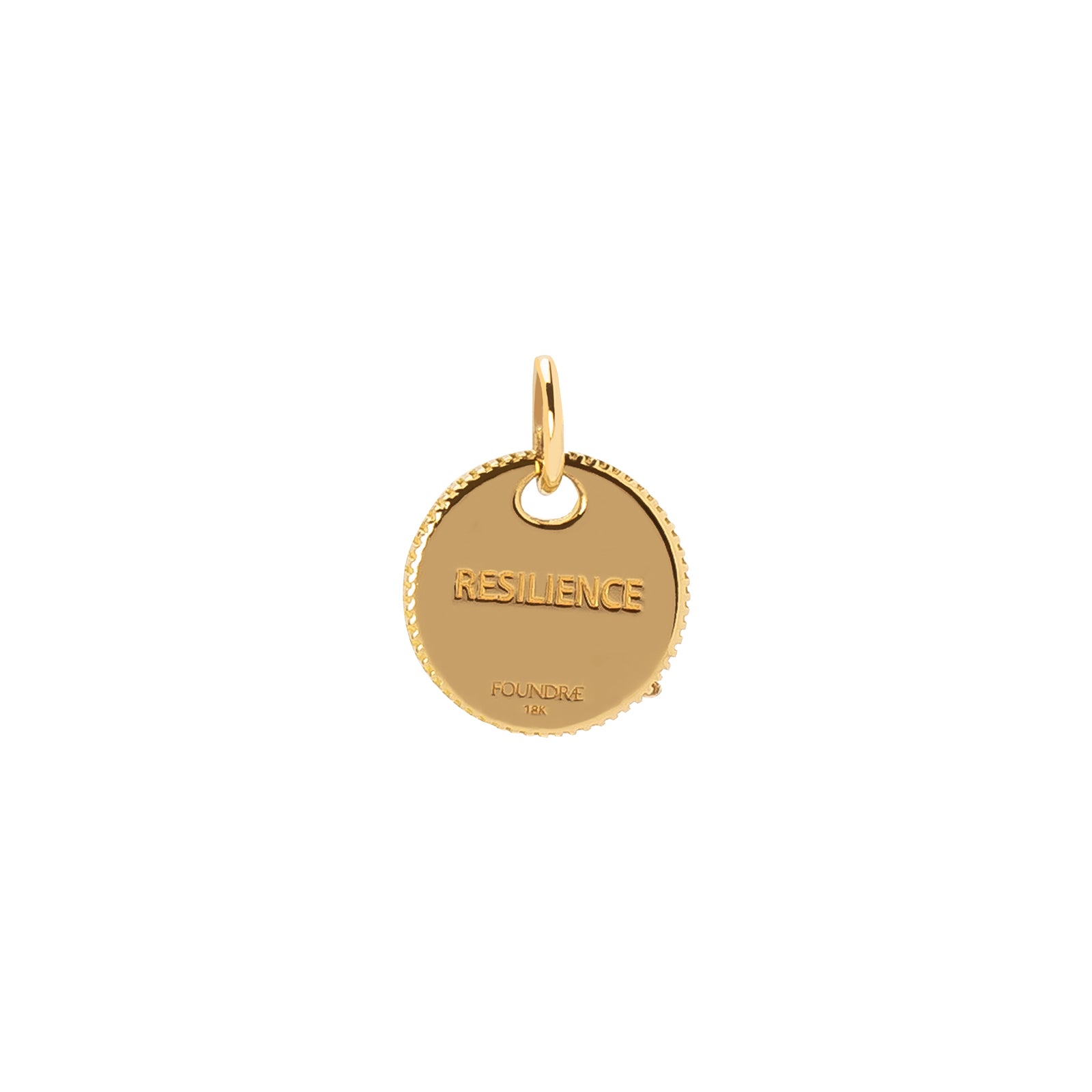 Foundrae Mini Coin Resilience Charm - Broken English Jewelry