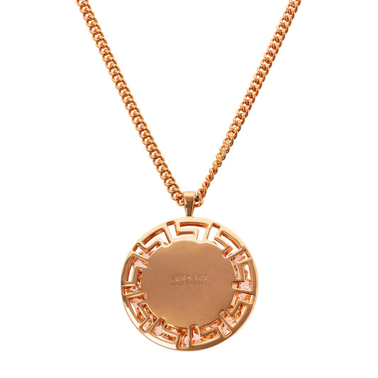 Versace Gem Filled Medusa Pendant Necklace