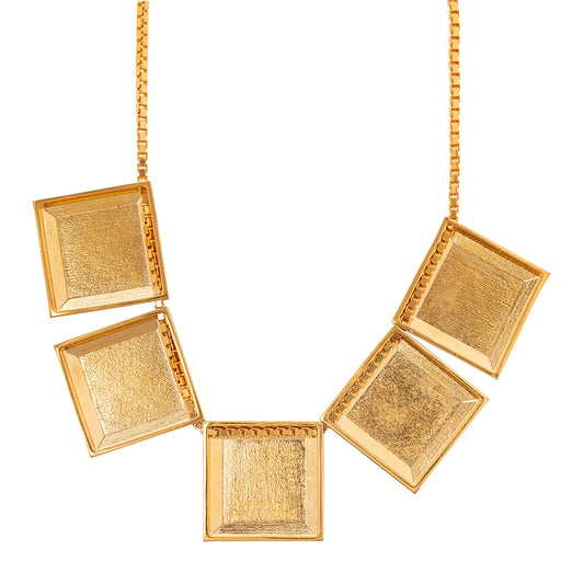 Versace Medusa Square Plate Necklace