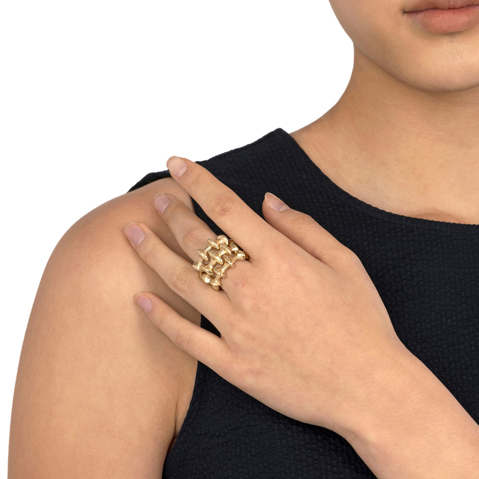 VRAM Chrona Triple Band Ring - Rings - Broken English Jewelry