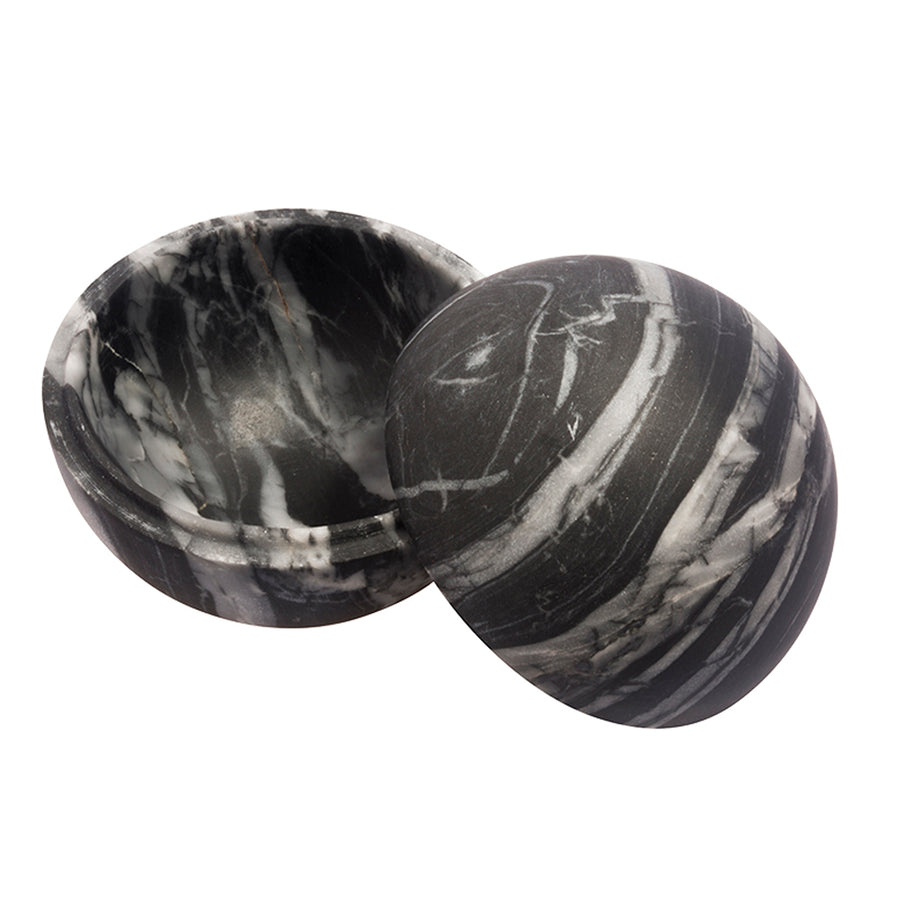 BE Home Pah Tempe Marble Sphere Box - Small - Broken English Jewelry