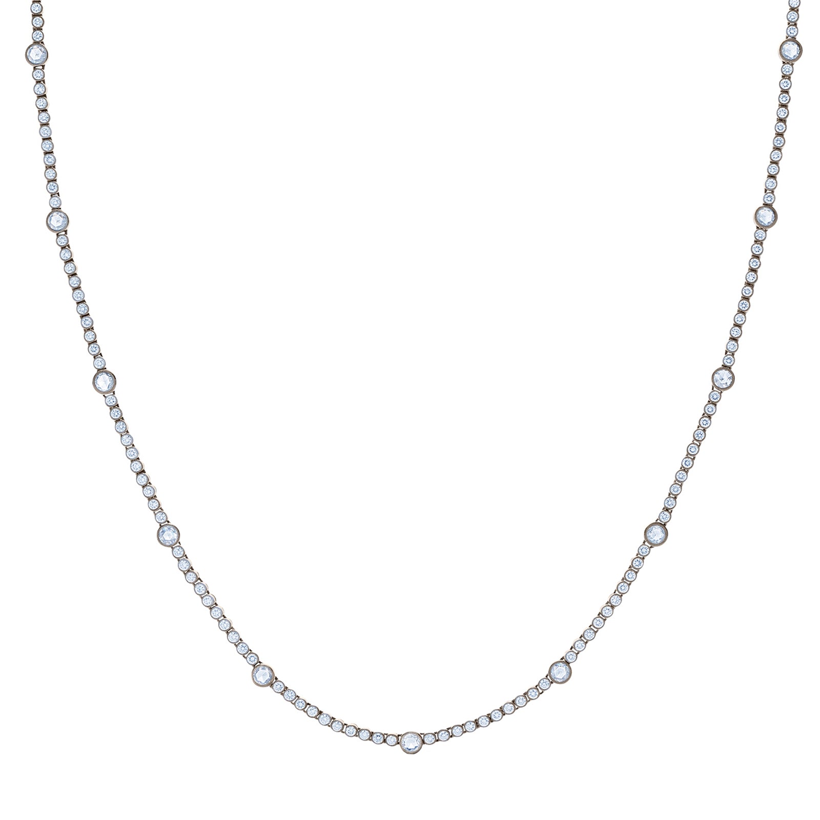 Kwiat Vintage Diamond Confetti Line Necklace - Broken English Jewelry
