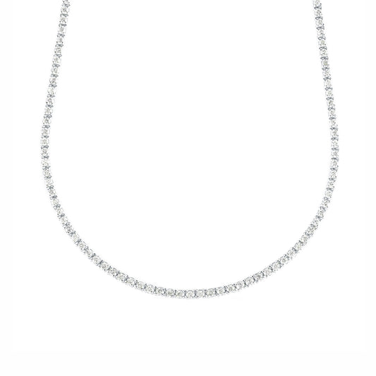 Tennis Necklace - White Gold - Main Img