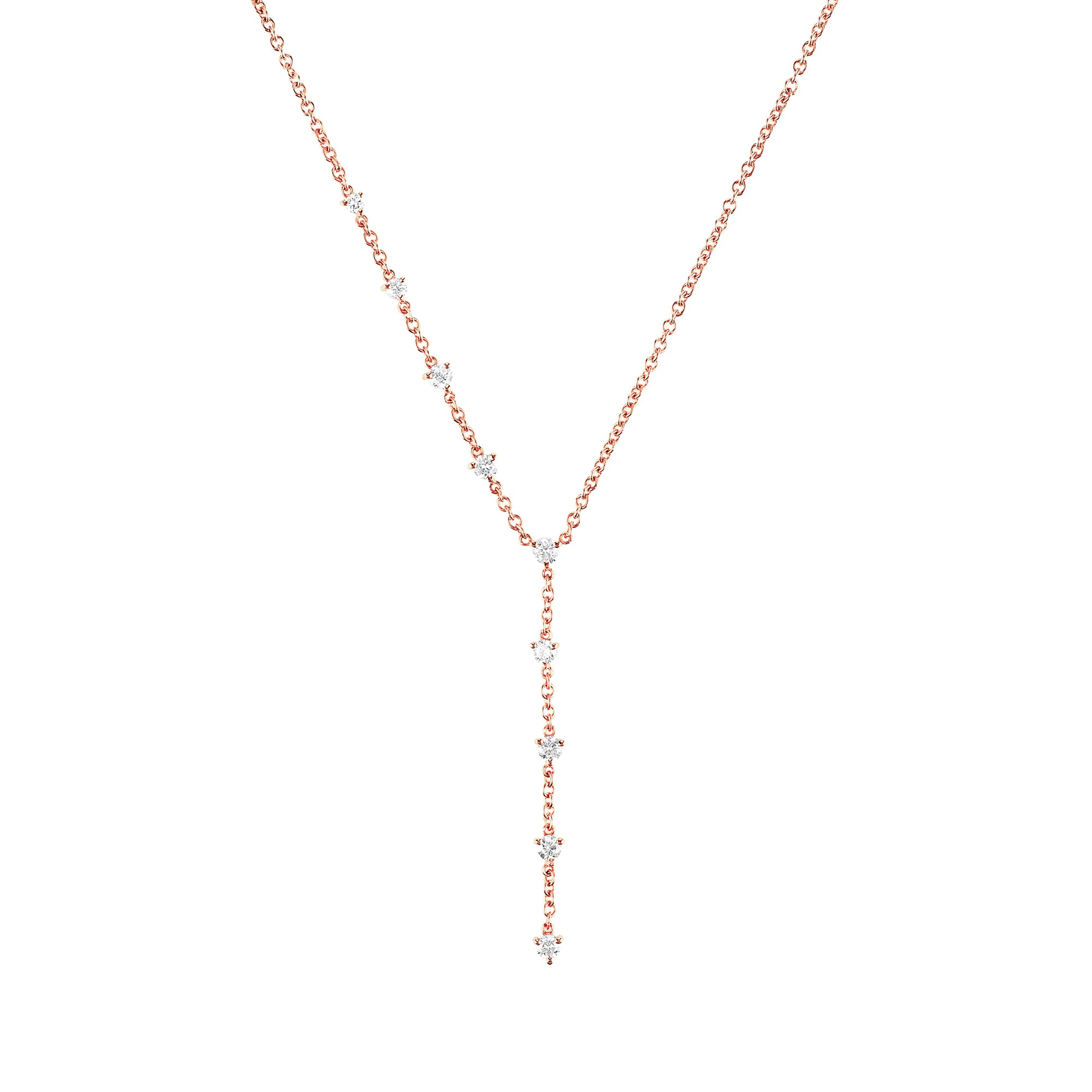 Stella necklace rose gold by Stone Paris