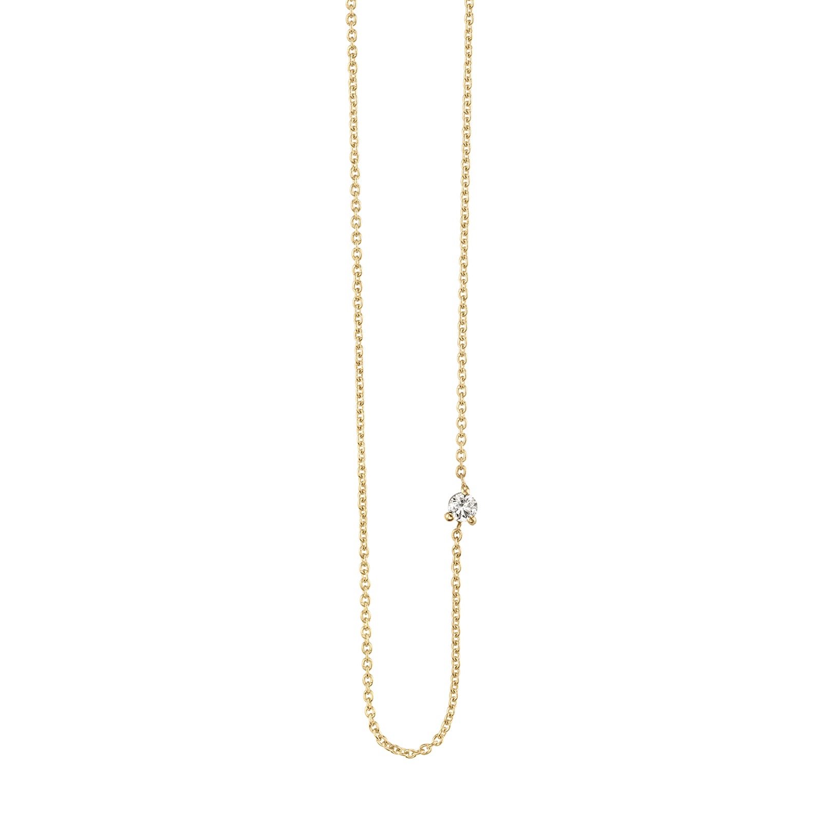 ネックレス・ペンダント Lizzie Mandler Floating Round Diamond Necklace Lizzie Mandler Floating Necklace - Round Diamond - Necklaces