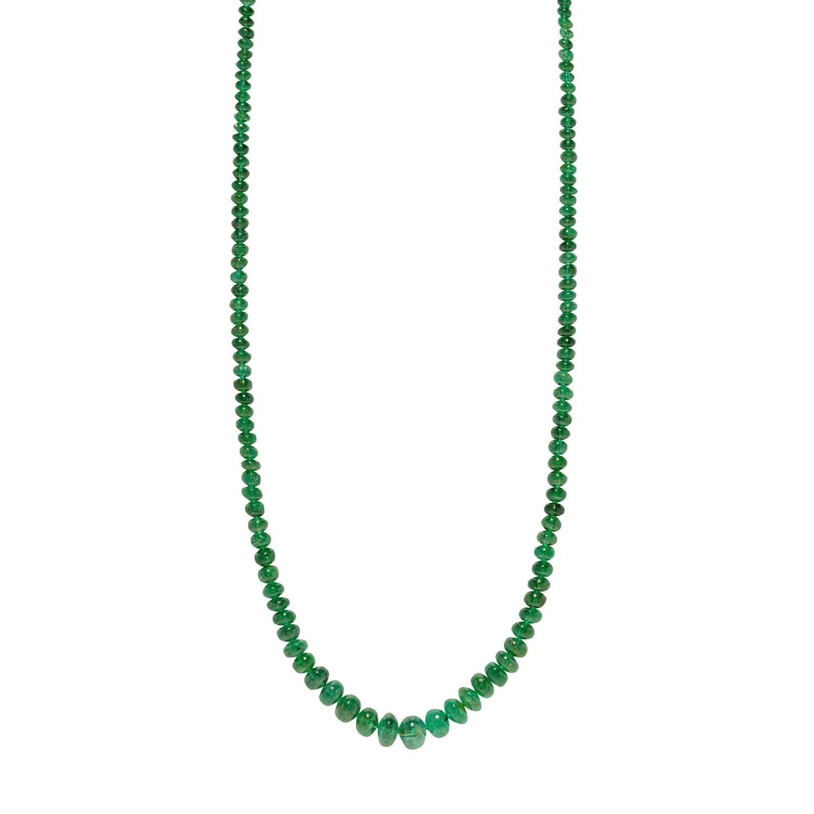 Āzlee Bead Necklace - Emerald - Necklaces - Broken English Jewelry