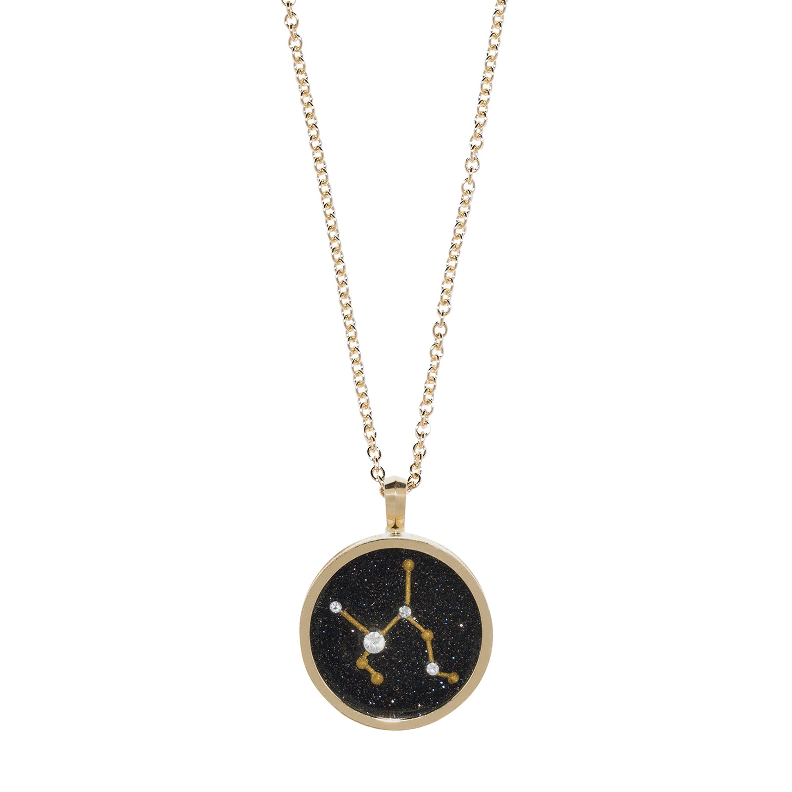 Azlee Zodiac Night Sky Necklace - Sagittarius - Necklaces - Broken English Jewelry
