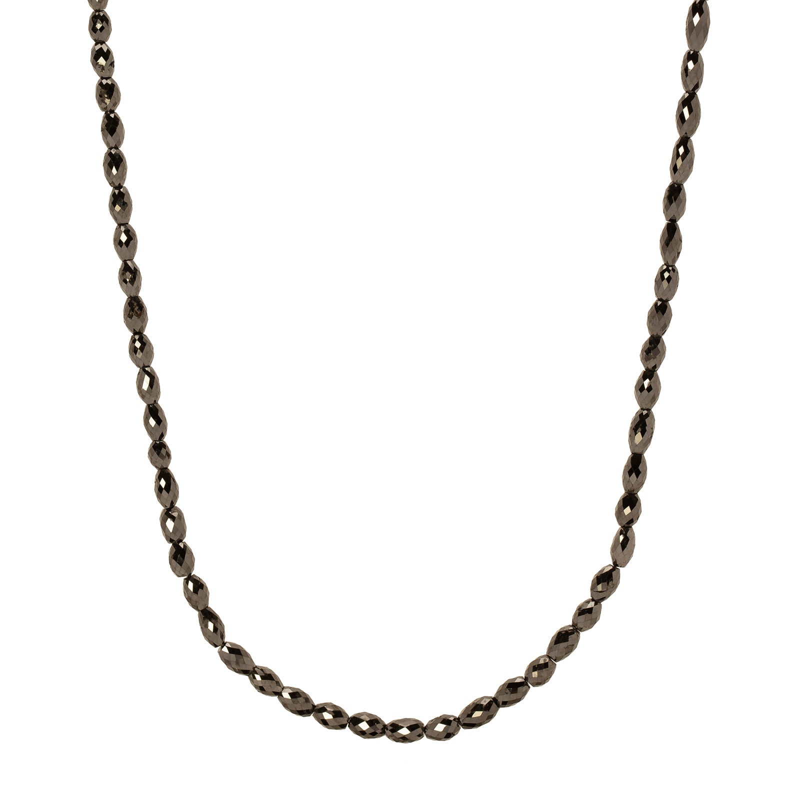 Briollet Black Diamond Necklace