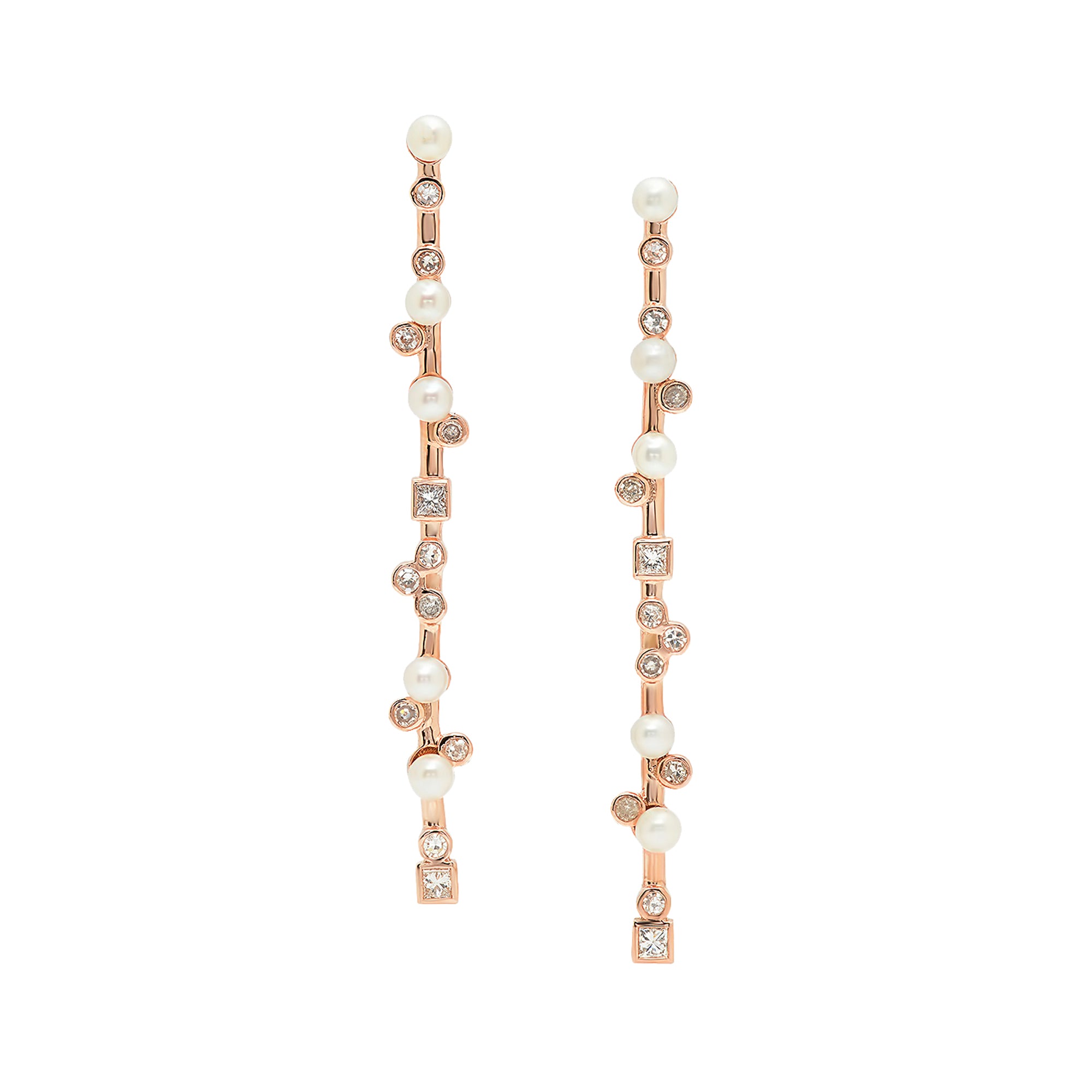 Nancy Newberg Long Stick Earrings - Broken English Jewelry