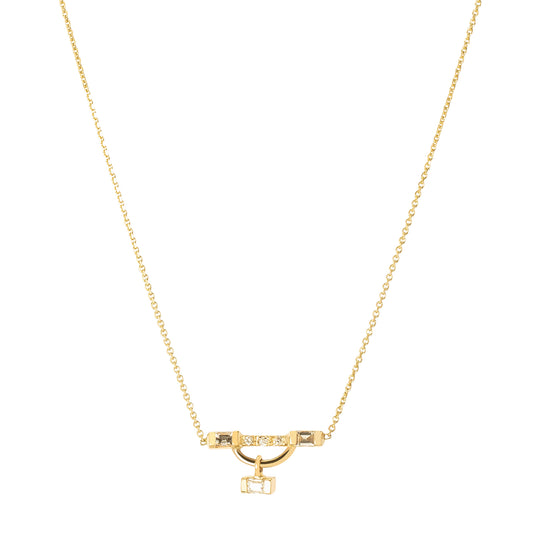 Gravity Sliding Charm Necklace - Main Img