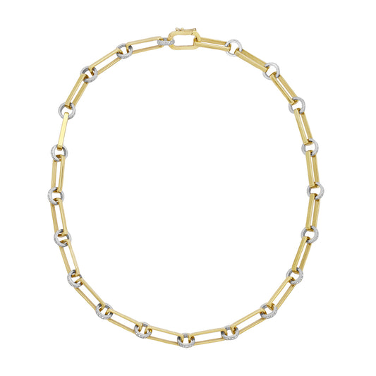 Oval Link Chain Necklace - Main Img