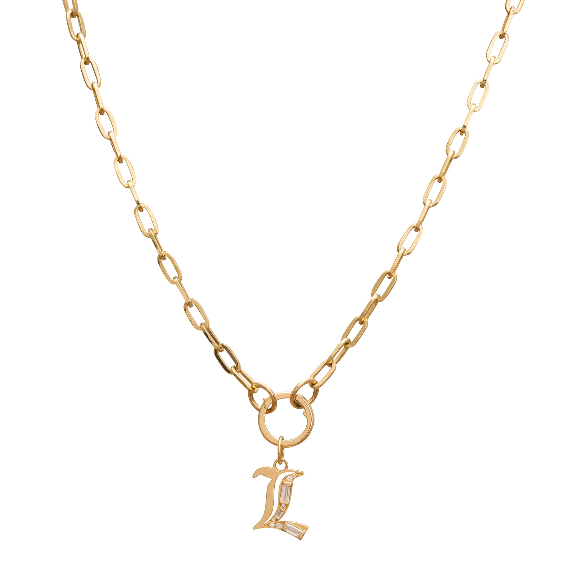 Foundrae L Charm - Broken English Jewelry